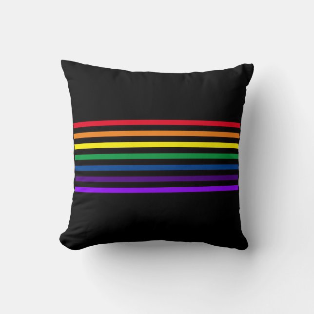 Pillow - Rainbow Färgad Pub Kudde (Framsida)