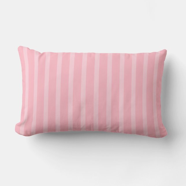 Pillow ro Mönster med Ljusa rosa Rand Lumbarkudde (Framsida)
