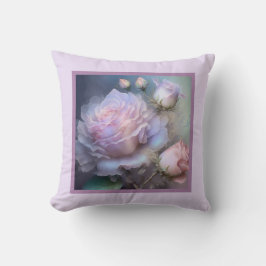 Pillow - romantisk blommigt, ro-blomman, rosa ros kudde