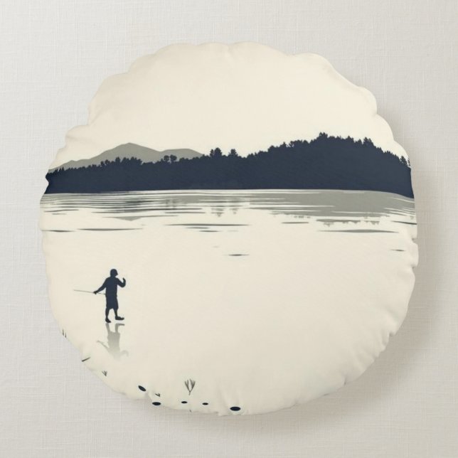 Pillow Rund Kudde (Framsidan)