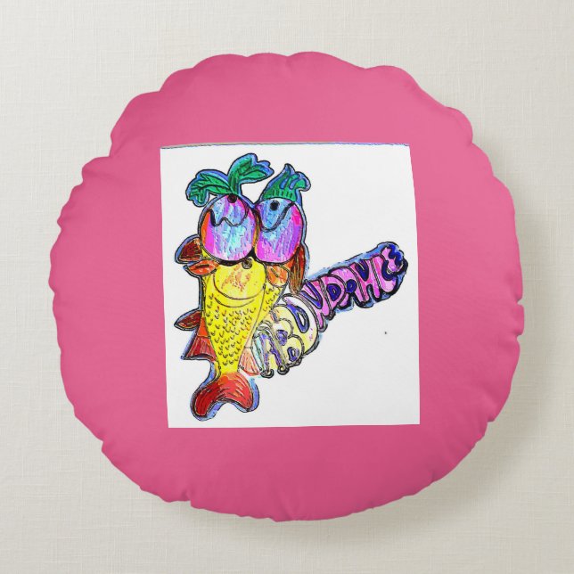 PILLOW RUND KUDDE (Framsidan)