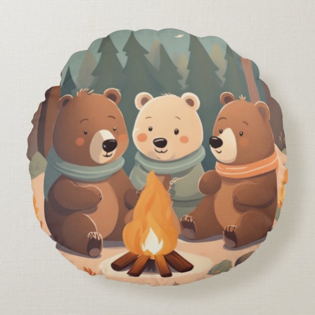 Pillow Rund Kudde (Framsidan)