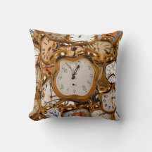 Pillow Runing Flowing Time Clock Watch Soom