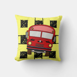 Pillow School Buss Kudde