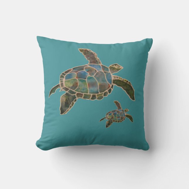 Pillow-Sea Turtles Kudde (Framsida)