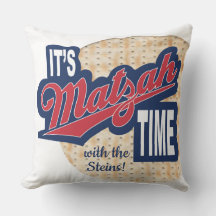 Pillow Seder 20/20" "Det är MATZAH Time!"