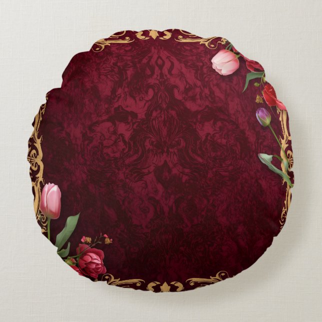 Pillow Soffa i mysiga Anpassningsbarna Rund Kudde (Framsidan)