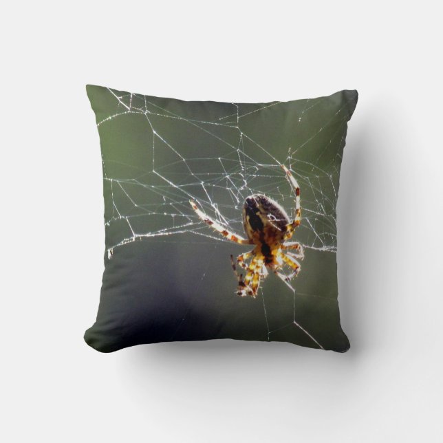 Pillow - Spider på Webben Kudde (Framsida)