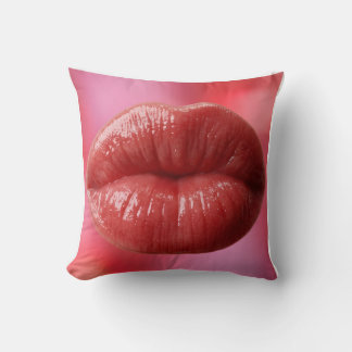 Pillow stora läppar kudde