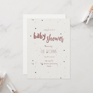 Pillow Talk Collection Baby Shower-inbjudan Inbjudningar