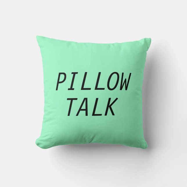 Pillow Talk, dekorativ kudde (Framsida)