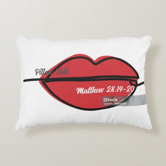 Pillow Talk Prydnadskudde (Framsidan)