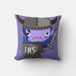 Pillow Vampire Viking Lila Girl Shield Sword Kudde