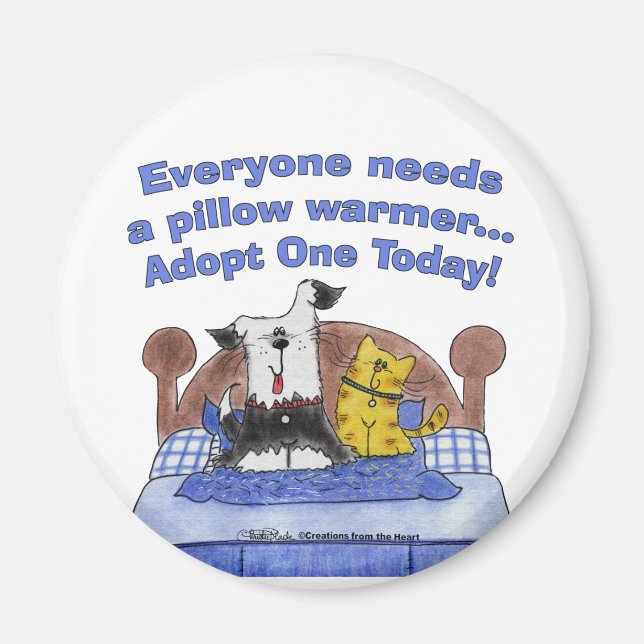 Pillow Warmers Magnet (Framsidan)