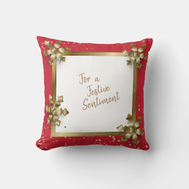 Pillow Winter-Dekorationens kudde (Framsida)