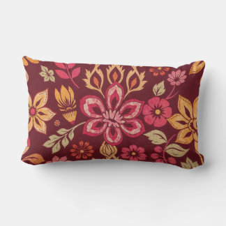 Pillow with batik pattern lumbarkudde