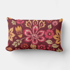 Pillow with batik pattern lumbarkudde