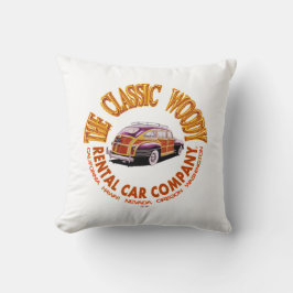 Pillow with the Classic Woody Rental Car Co. Ver 3 Kudde
