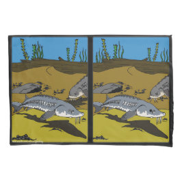PILLOWCASE - LAKE STURGEON COLORING PAGE