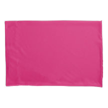 Pillowcase med enkel Mörk Rosa