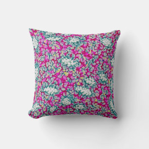 Pillowcase med rosa dekoration, rosa mönster kudde