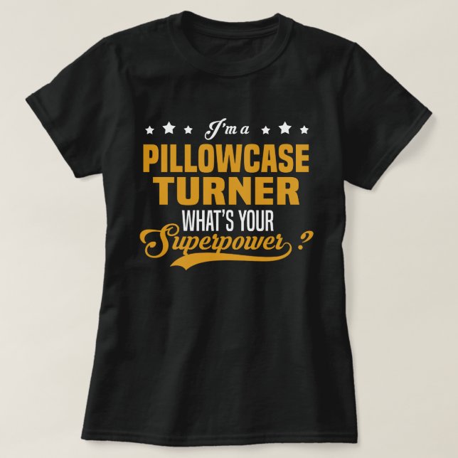 Pillowcase-Turner T Shirt (Design framsida)