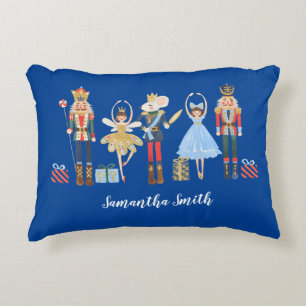 Pillowcase, vattenfärgad jul Nutcracker Prydnadskudde
