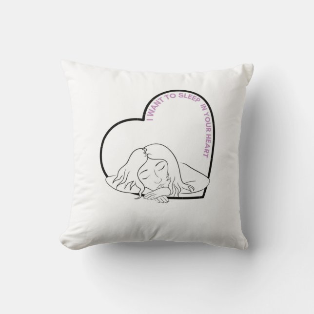 Pillows & Heart Kudde (Framsida)