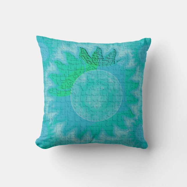Pillows i Aqua Celestial Sol Kudde (Framsida)