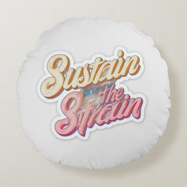 Pillows & Poufs Rund Kudde (Framsidan)