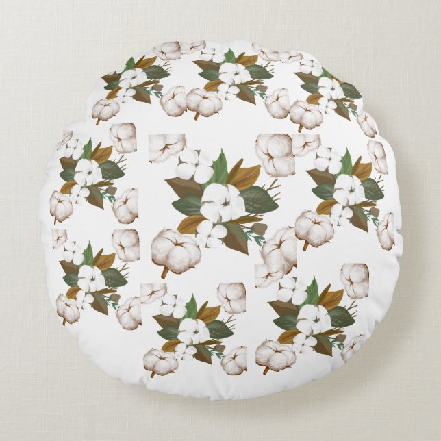 Pillows & Poufs Rund Kudde (Framsidan)