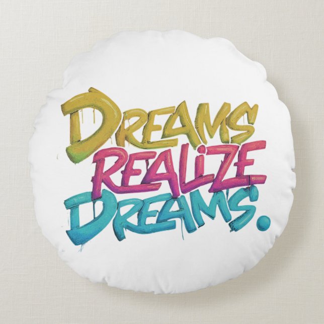 Pillows & Poufs Rund Kudde (Framsidan)