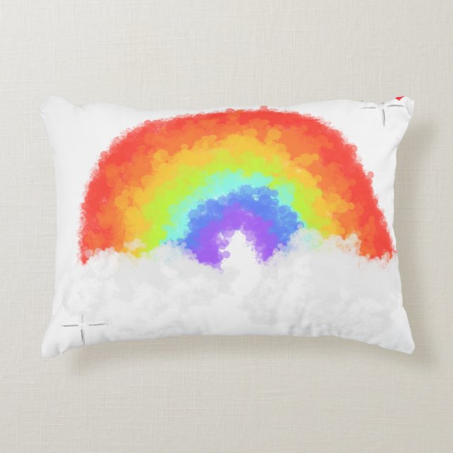 Pillows with rainbow prydnadskudde (Framsidan)