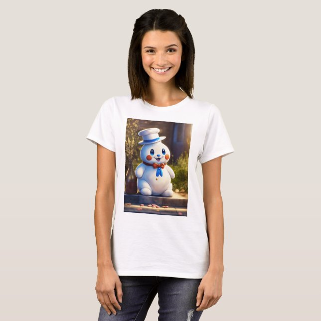 "Pillsbury Doughboy: Kawaii Kitchen Supporton" T Shirt (Hel framsida)