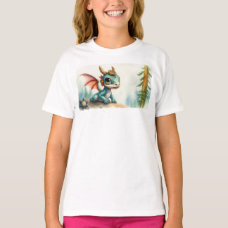 Pilly the Steampunk Dress-up Dragon T Shirt