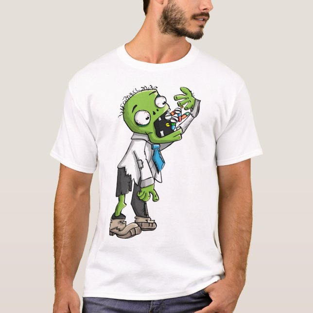 Pillz mot Zombies T Shirt (Framsida)