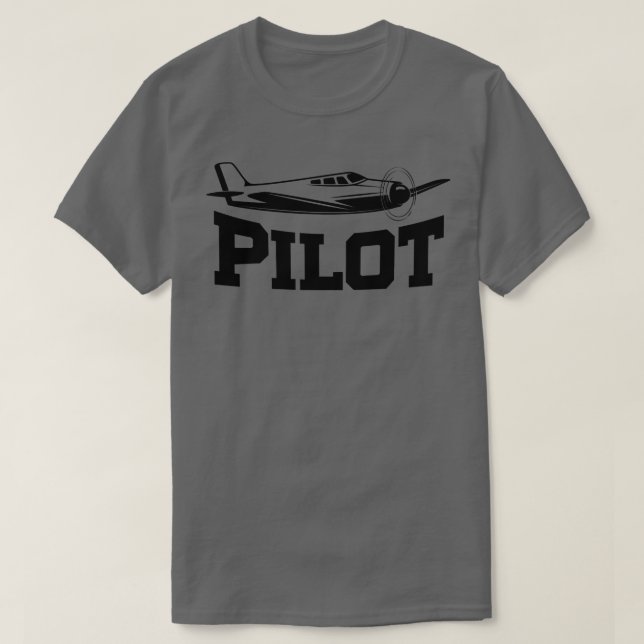 Pilot Aircraft Gift T Shirt (Design framsida)