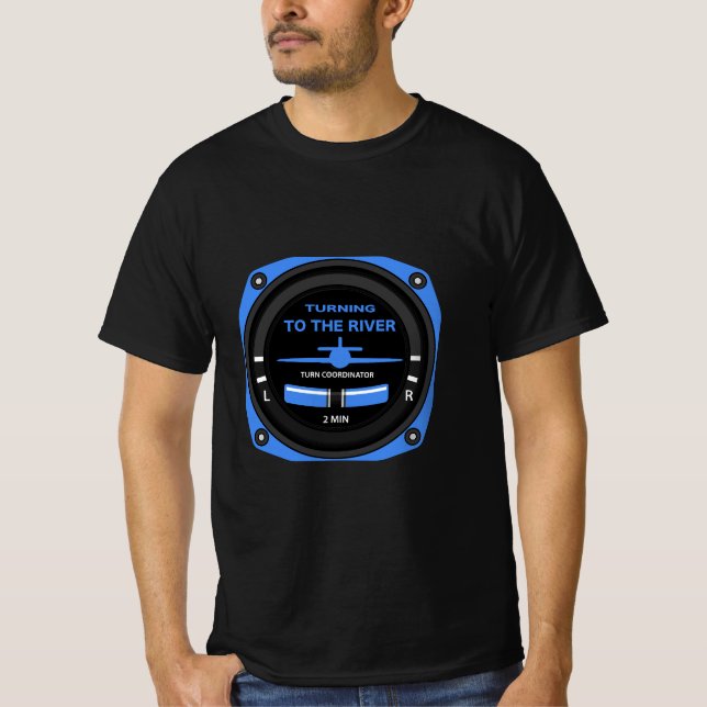 Pilot Aviation Geek T Shirt (Framsida)