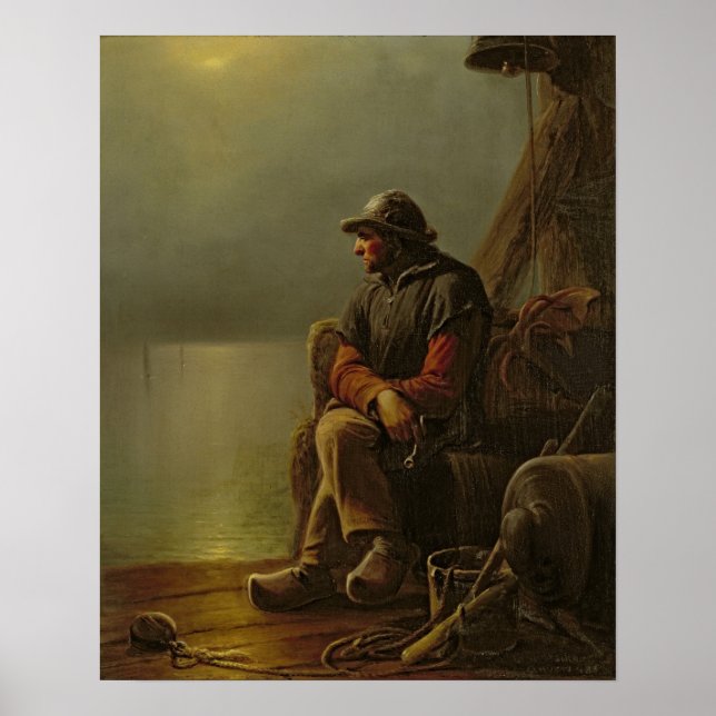 Pilot Behållas Watch, 1851 Poster (Framsidan)
