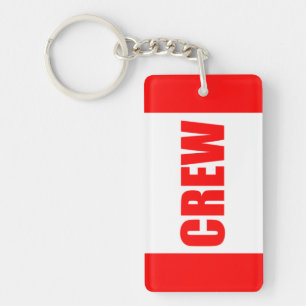 Pilot- "besättning" Keychain för anpassadeflygpl