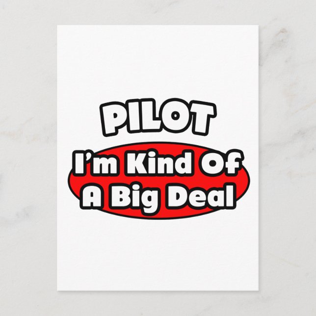 PIlot...Big Deal Vykort (Framsida)