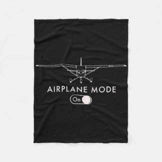 Pilot C172 Flygande Present Flygplan Läge Kortärma Fleecefilt