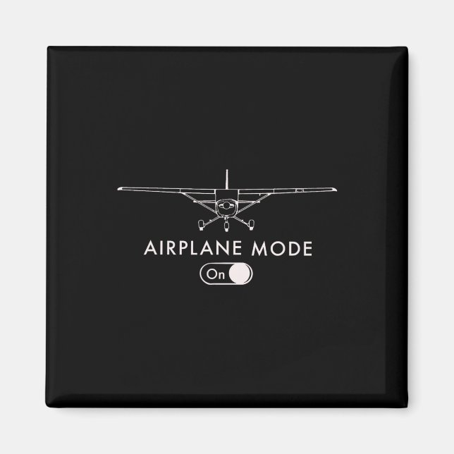 Pilot C172 Flygande Present Flygplansläge Kortärma Magnet (Framsidan)