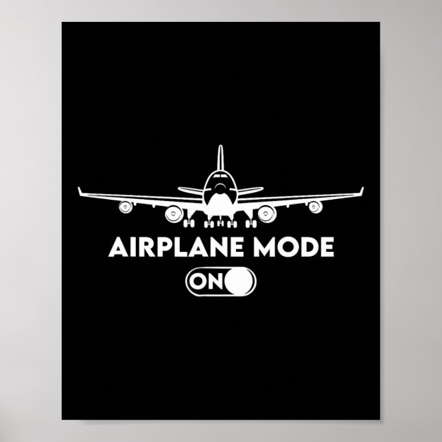 Pilot C172 Flygande Present Flygplansläge  Poster (Framsidan)