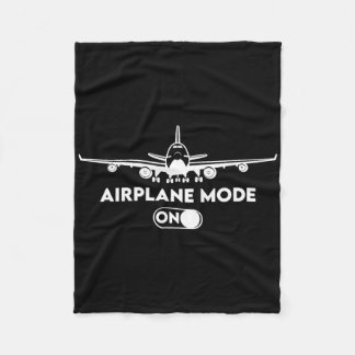 Pilot C172 Flying Gift Airplane Mode Fleecefilt