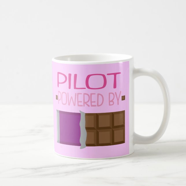 Pilot- chokladgåva för henne kaffemugg (Höger)