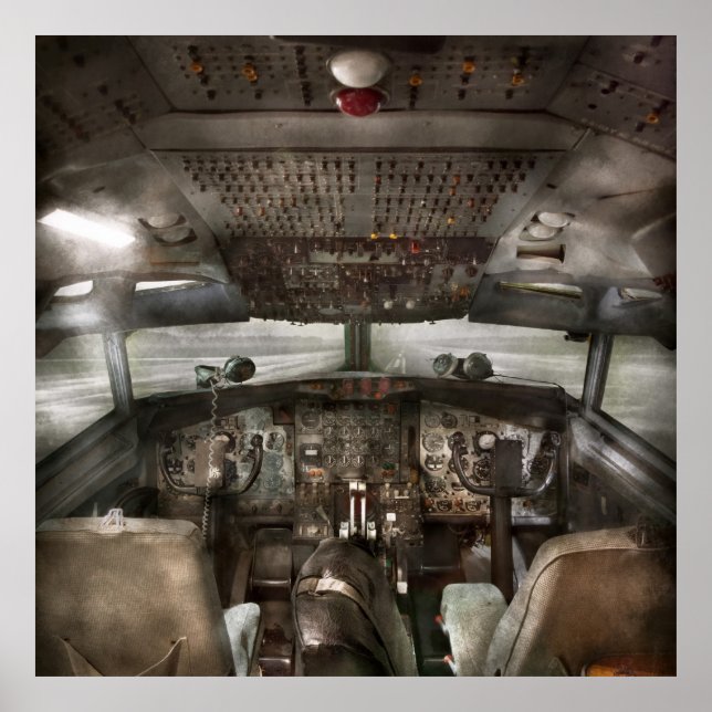 Pilot - Cockpit - Vi behöver en pilot eller två Poster (Framsidan)