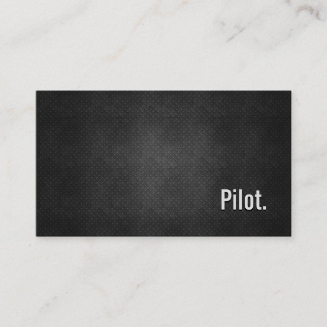 Pilot Coola Black Metall - enkelhet Visitkort (Framsida)