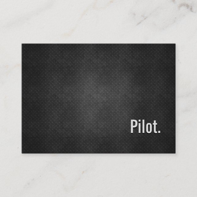 Pilot Coola Black Metall - enkelhet Visitkort (Framsida)