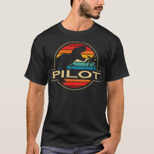 Pilot Dinosaur T Shirt